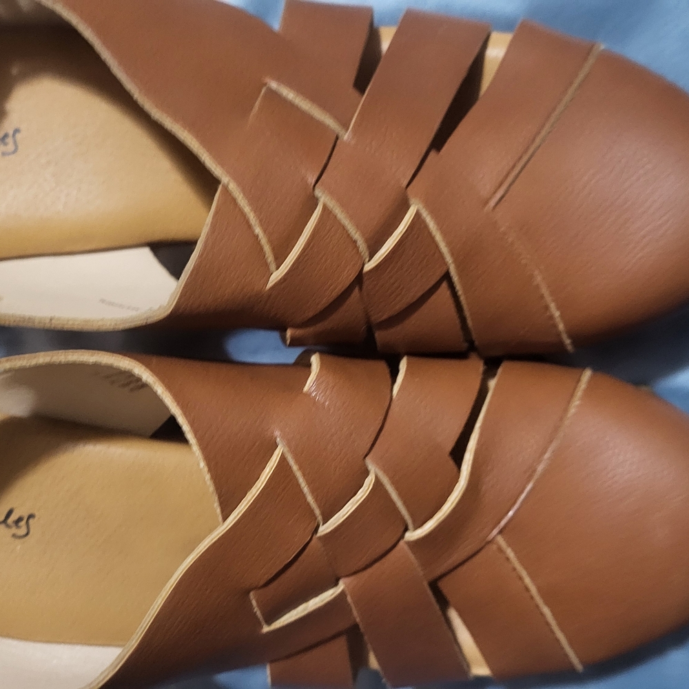 Maison Jules Brown Mules Comfortable Fashionable Footwear